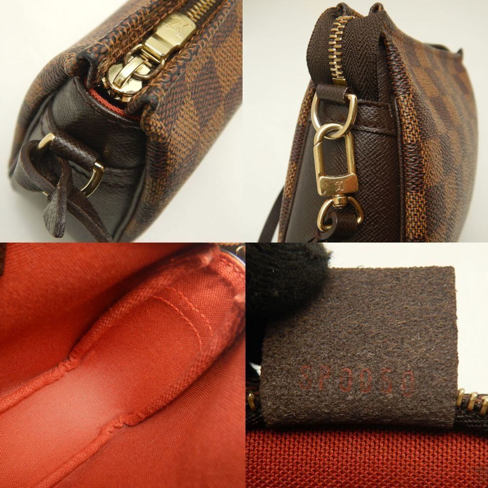 LOUIS VUITTON Authentic Brown Damier Pouch - Picture 10 of 10